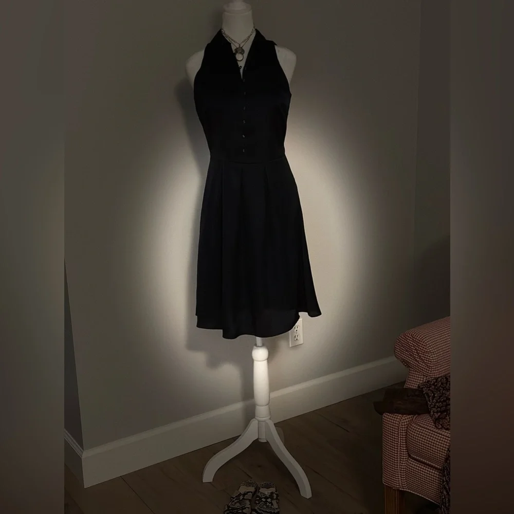 The Limited Navy Satin Dress - Picture 7 of 7